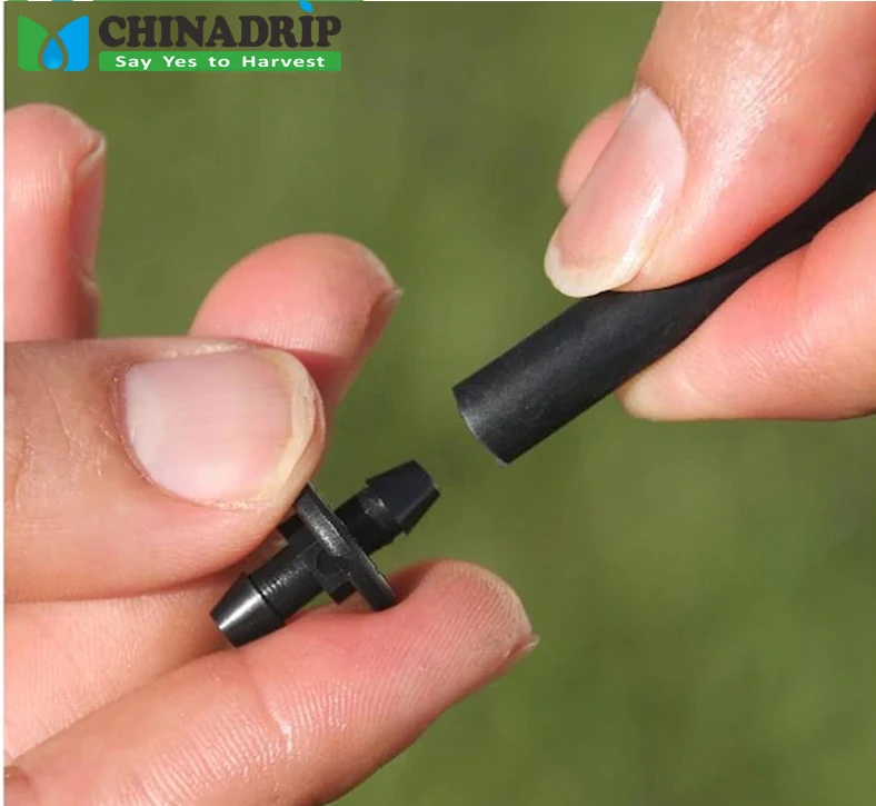 Plastic Adapter Water Sprayer Fitting Accessory for Micro Sprinkler Garden Irrigation