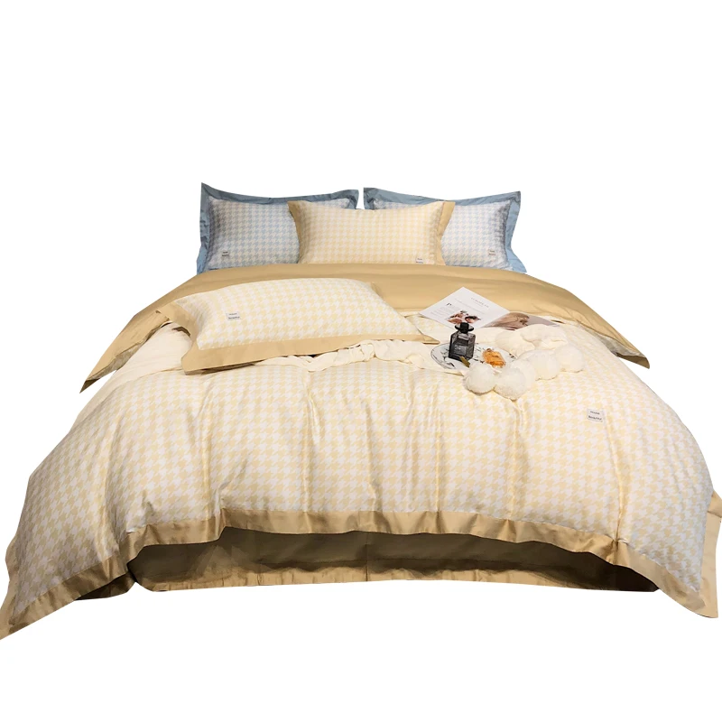 
OEM ODM Custom Hot Selling Factory Prices Bedsheets Bedding Set Spring And Winter Cotton Quilts Single Double Bed 