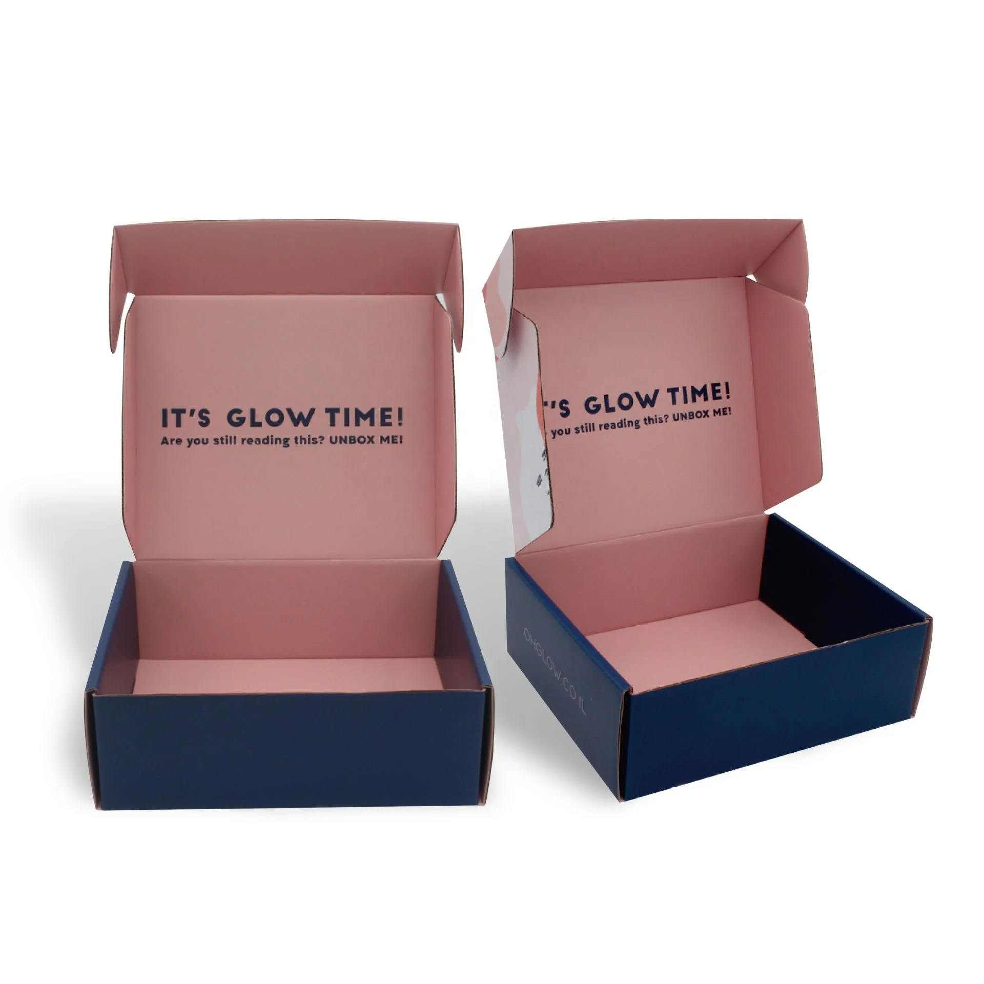 Special airplane box for packing Customize for printing recycled material Double Side Pink Printing Bronzing Aircraft Box