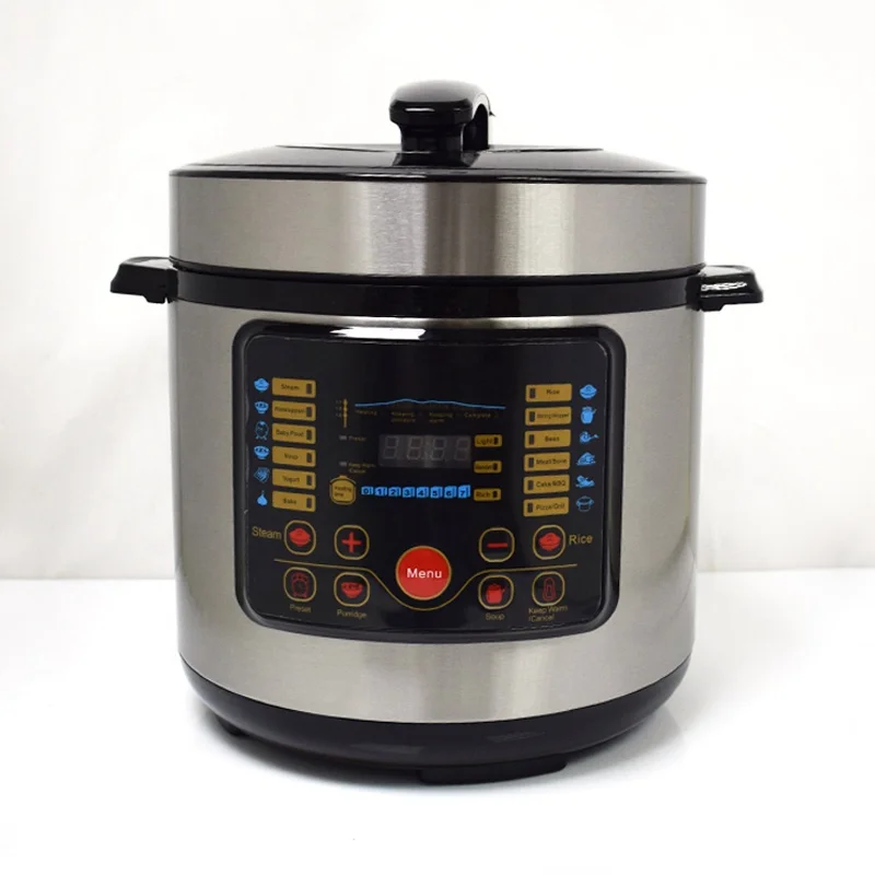 High Quality Household Electric Pressure Cooker Stainless Steel Kitchen Multifunction rice cookers 6L multi-cooker with CE ROHS