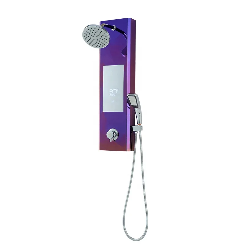 
Promotion low price Integrated electric shower Column Panel for bathroom hotel and SPA with instant water heater hot in seconds 