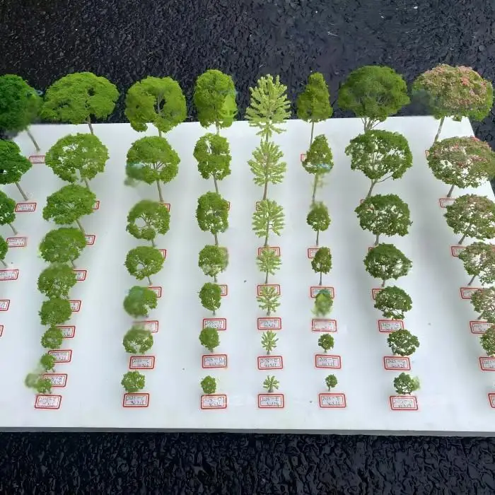 Scale Artificial Miniature Model tree and accessories  for Architect