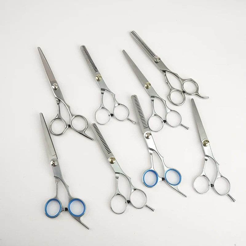 Professional barber hair shears Household stainless steel hair cutting scissors Salon different type scissors Hairdressing sciss