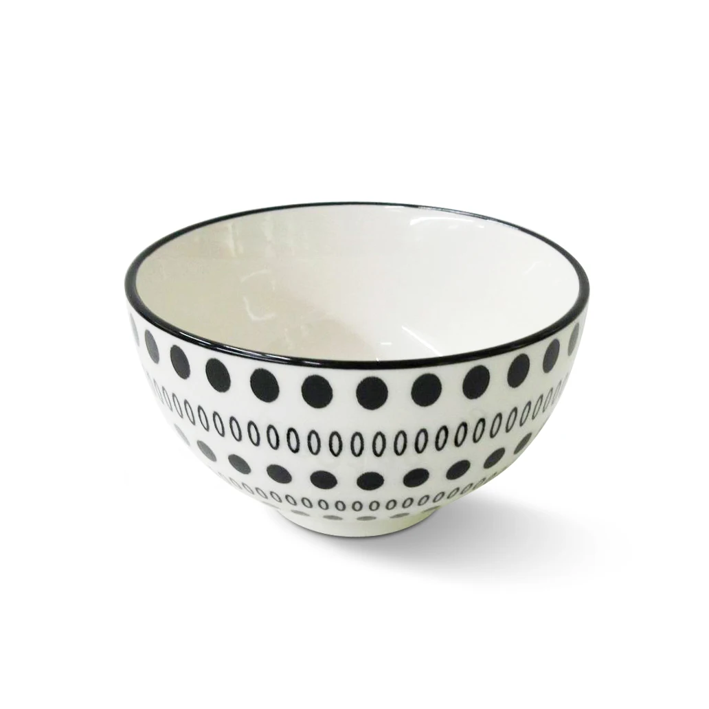 Hot sale ceramic noodle bowl with chopstick  ramen japanese bowl custom print