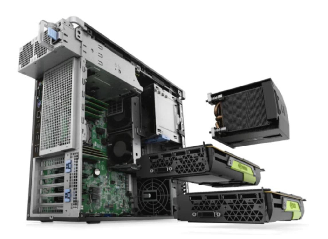 Оригинальный Dell Precision T5820 башня рабочей станции с intel Ксеон W-2145 2 7