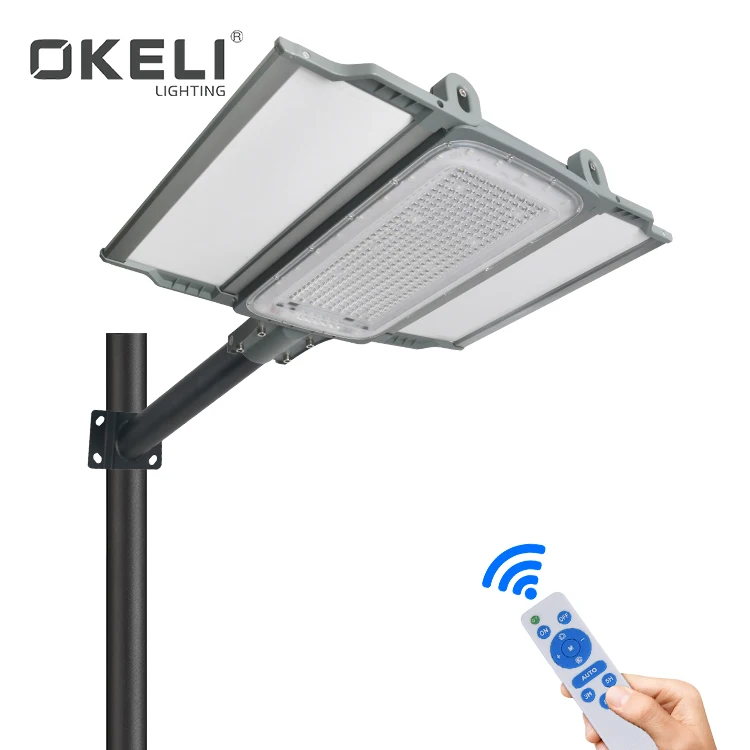 OKELI Advertising Light Smart City 200W 400W 600W Solar Lights Outdoor Ip65 Waterproof Street Light