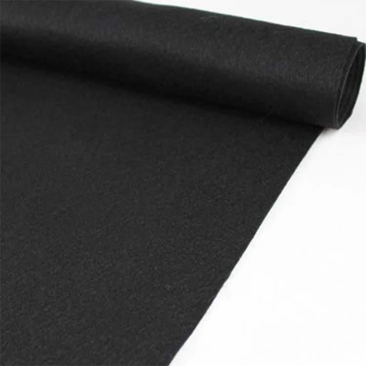 Wholesale colorful nonwoven felt fabric sheet polyester felt fabric for kids DIY craft