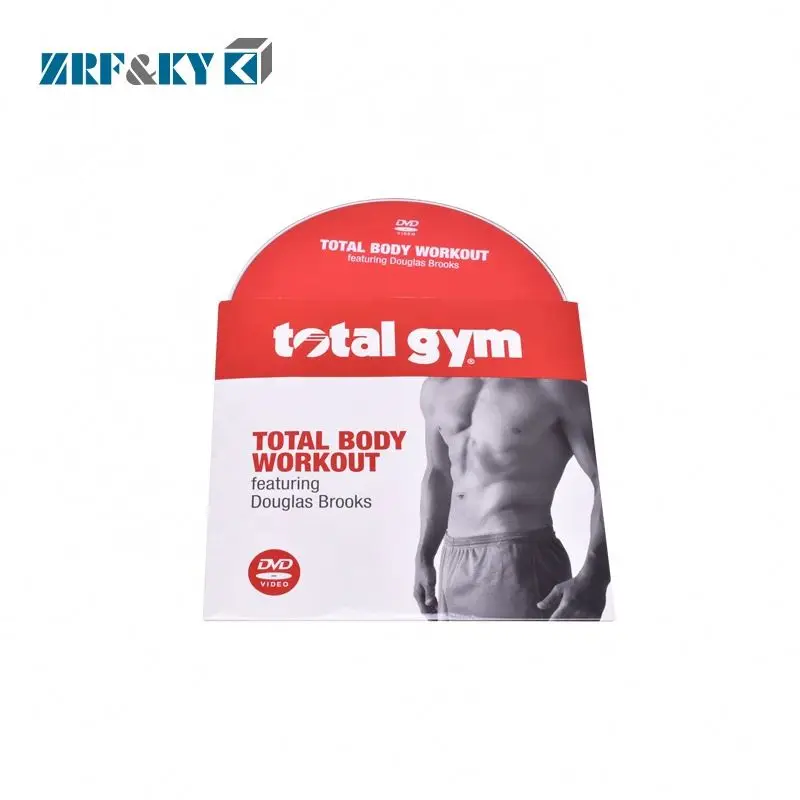 Custom Printing Cardboard Paper CD/VCD/DVD Cover Packaging Box Sleeve Cases