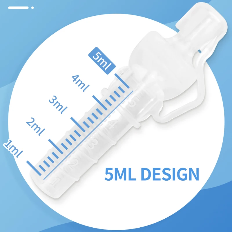 Customized Baby Medicine Dispenser Rounded Pacifier Shape BPA Free Food Grade Silicone Breast Milk Storage Unique 0+ Months