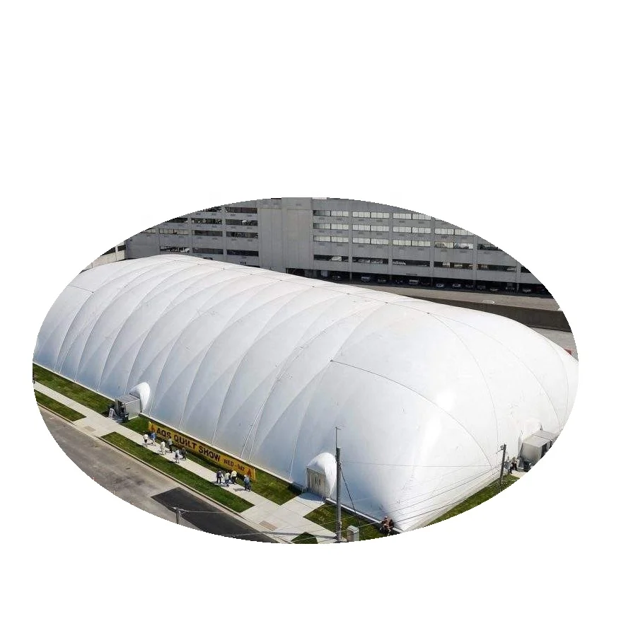 Надувная поддерживаемая конструкция, архитектурный Теннисный корт, склад, двухслойный воздушный купол, мембрана, строительная палатка