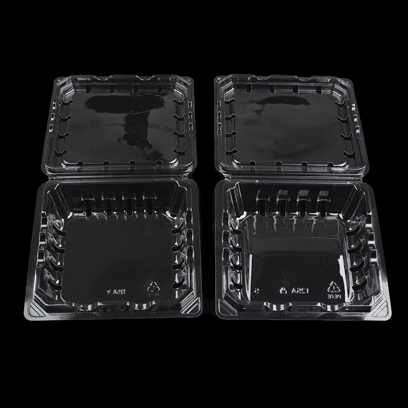 Custom Container Packaging Fresh Fruit Plastic Food Blister Box Goods Fruits Blueberry Packing Cherry Boxes With Gaps