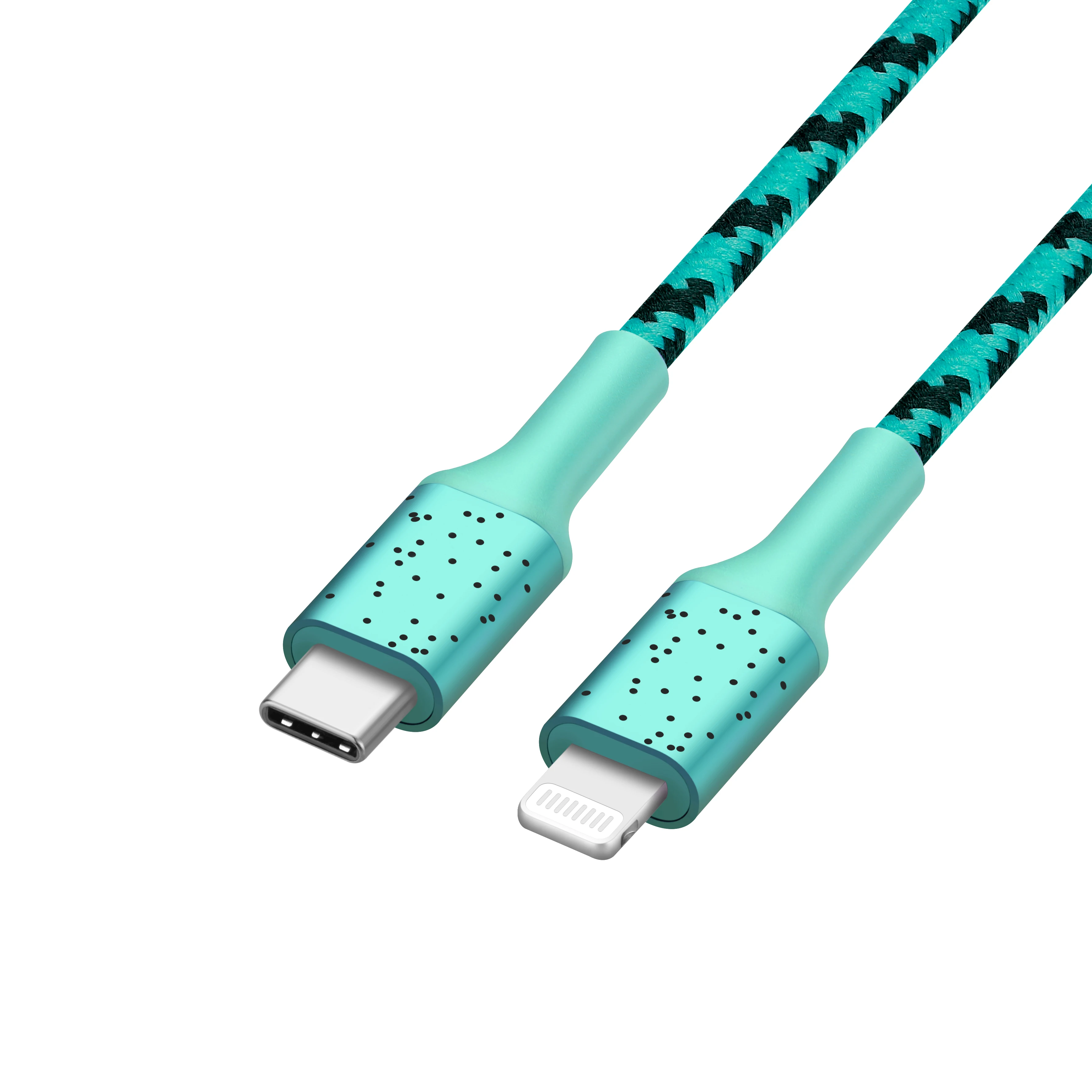 For iPhone Type C-L Cable Charger 3ft 6ft 10ft Nylon Braided 2.4A For iPhone Charging Cable Original Data Charger Cable