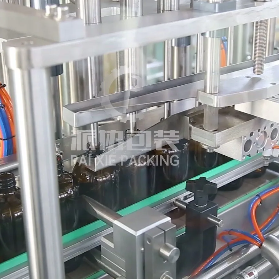 Cosmetics Pharmaceutical Herbal Liquid Shampoo Gel Bottle Filling Capping Machine for Packing Line