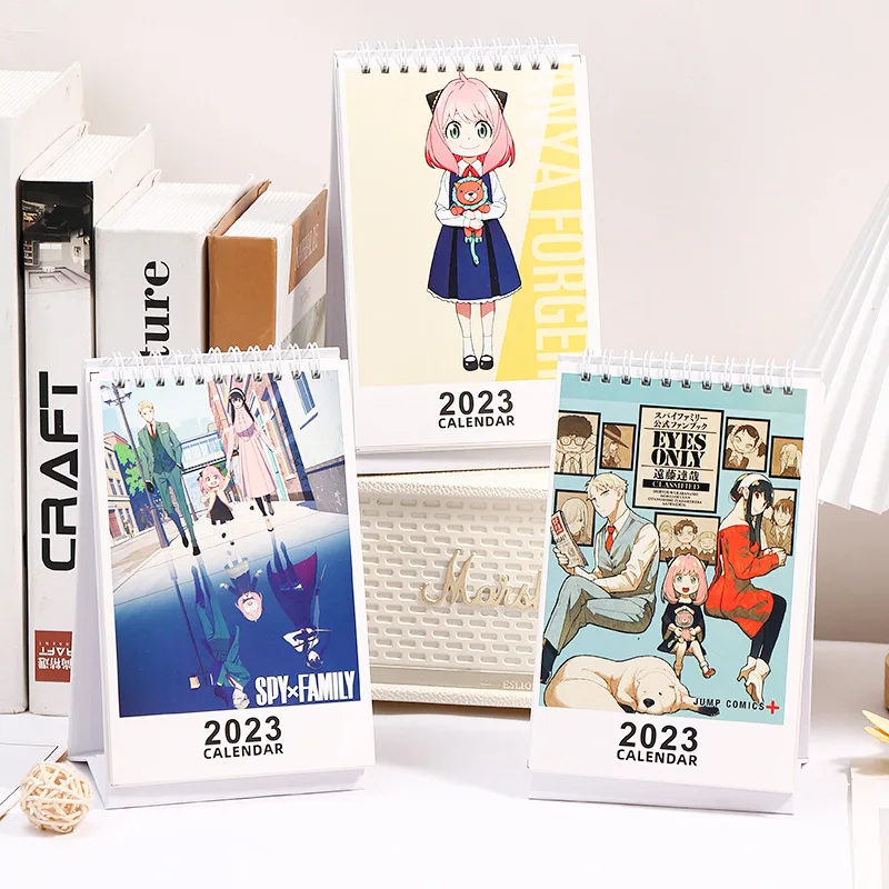 Wholesale Japanese Anime Spy X Family Chainsaw Man 2023 Desk Table Calendar