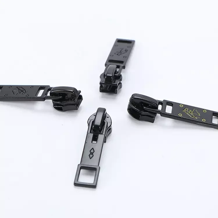 Electrophoresis Spray Paint Pull Head Custom Pattern Waterproof Zipper Puller For Metal Slider