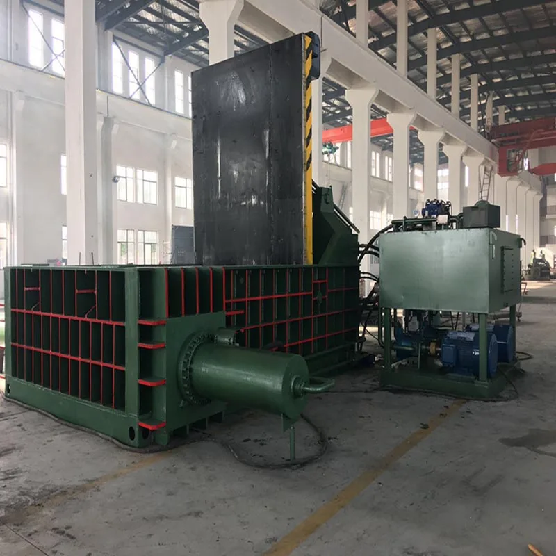 Metal Leftover Materials,Steel Paring Compress Machine Horizontal Hydraulic Scrap Metal Baling press