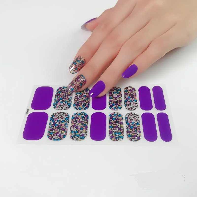 Wholesale price custom dashing diva luxury nail stickers mix lot art stickers