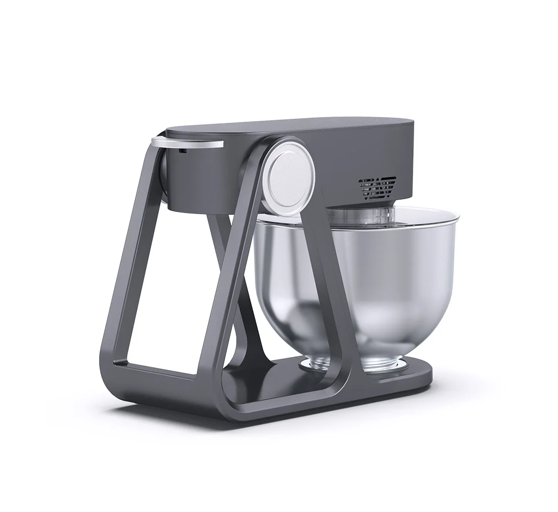 Multifunctional Tilt-Head Electric Kitchen Mixer with Stainless Steel Bowl  Splash, Guard for Home