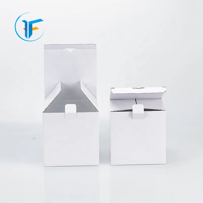 high quality good price your band logo printed skincare white paper card box packaging box for essential oil