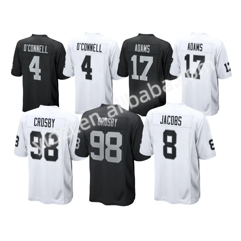 Лучшее качество #98 Cro Sby #83 Waller #4 Carr #17 Aoams #28 Jacobs майка для американского футбола