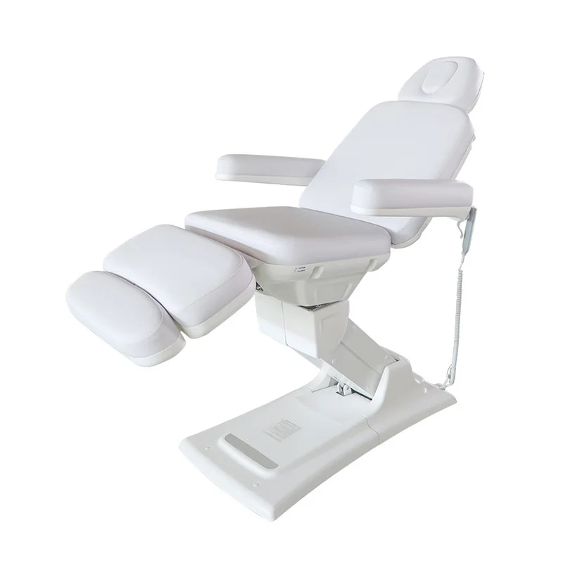 Factory Cheap Price Custom White Luxury Sturdy Beauty Furniture Recline Electric Adjustable Facial Bed Spa Bed Beauty Table