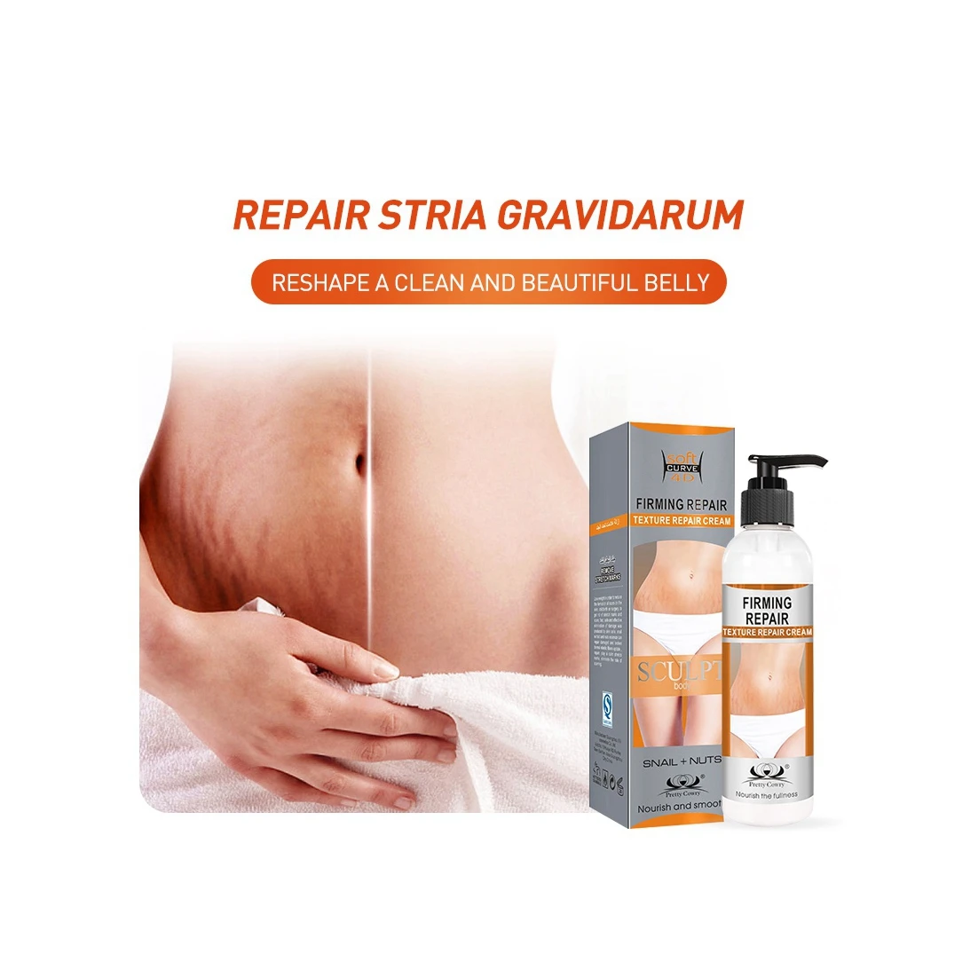 high quality and low price private label stretch mark cream, stretch marks removal cream