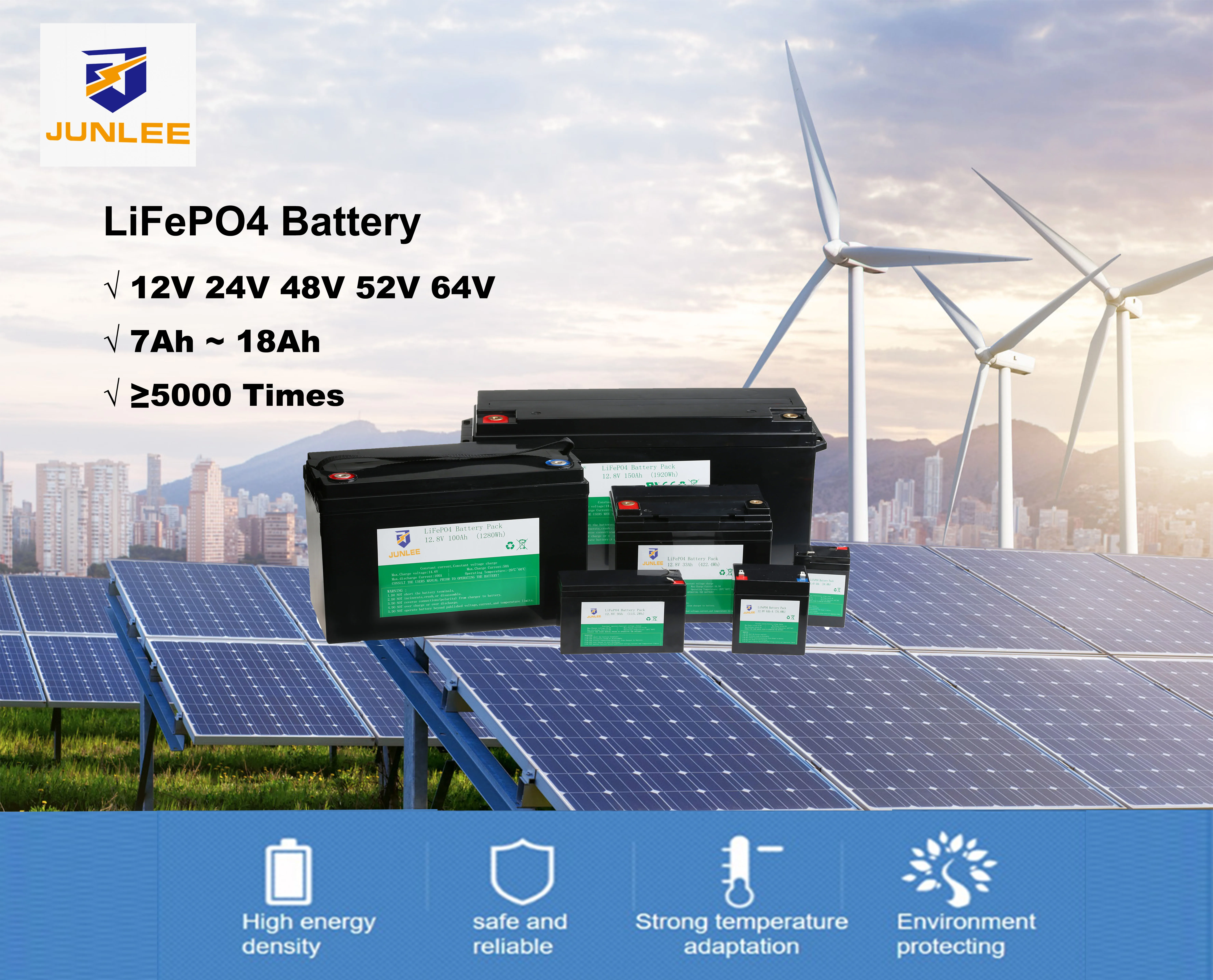 Герметичный перезаряжаемый Lifepo4 пакет 12 8 в Ач для электроскутера/солнечного света