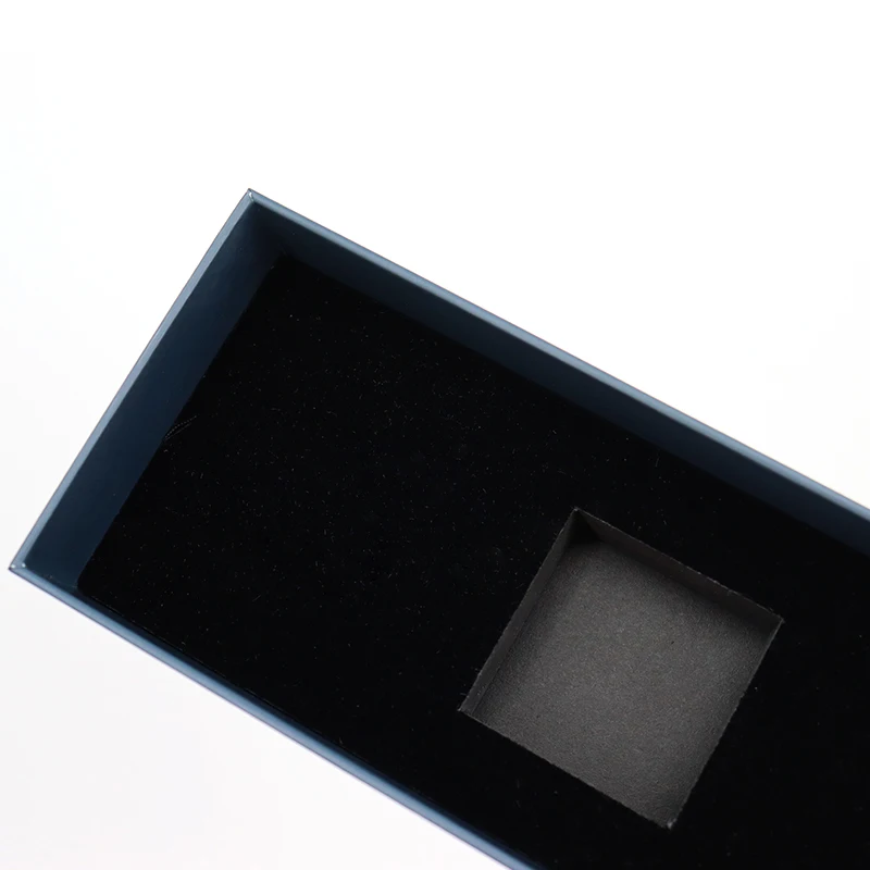 Custom Print Luxury Black Handmade Flip Top Cardboard Paper Magnetic Closure Gift Box Rigid Drawer Packaging Boxes With Insert