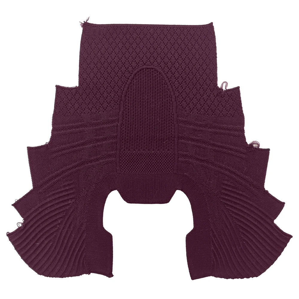 New style Low price mesh vamp 3d fly knit uppers for sports shoes