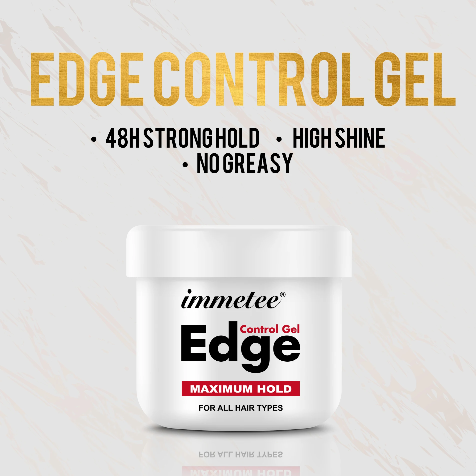 Edge Control Private Label Water Based Strong Hold Long-lasting Broke Hair Edge Control Extreme Hold for african hair