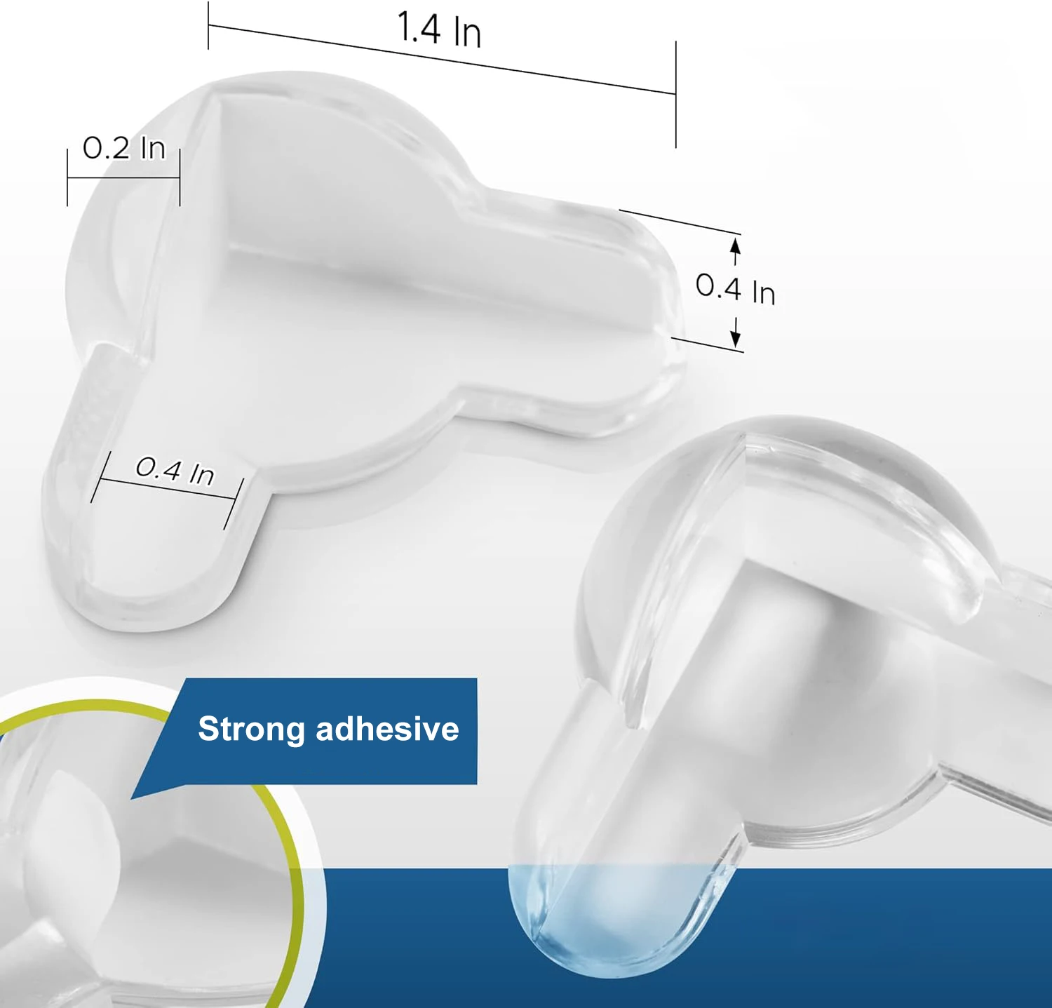 Transparent safety corner protector corner protector for desktop furniture table corner protector