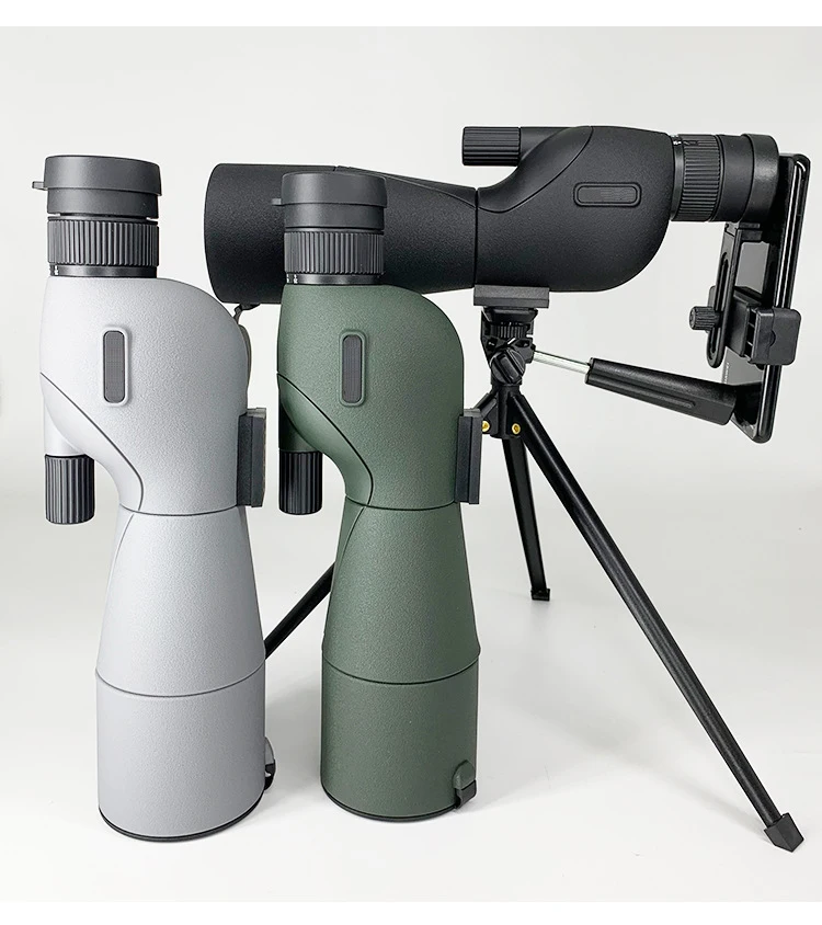Spotting Scopes with Tripod 25-75x60mm Spotting Scope With Phone Holder for Target Shooting and Bird Watching