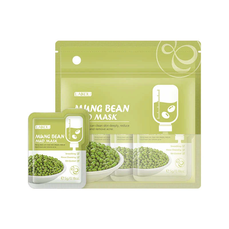 Newest Product Instock Skin Care Beauty Mung Bean Clay Mud Face Mask Pack For Face Care