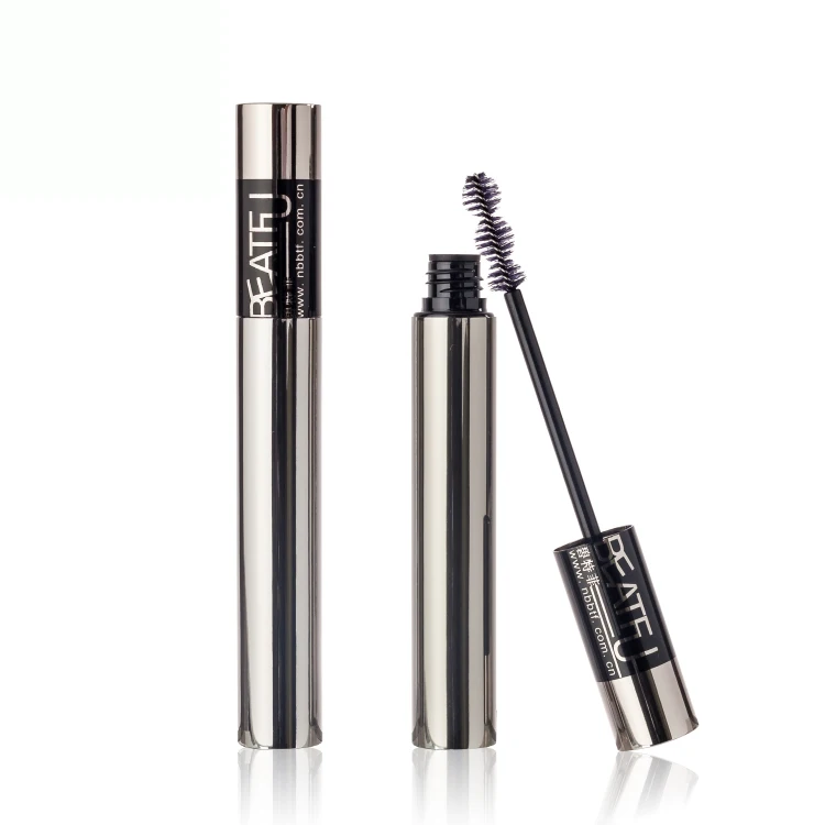 jumbo size 10ml empty shiny gun grey metal/aluminum mascara mascara packaging,mascara tube empty,aluminium mascara tubes