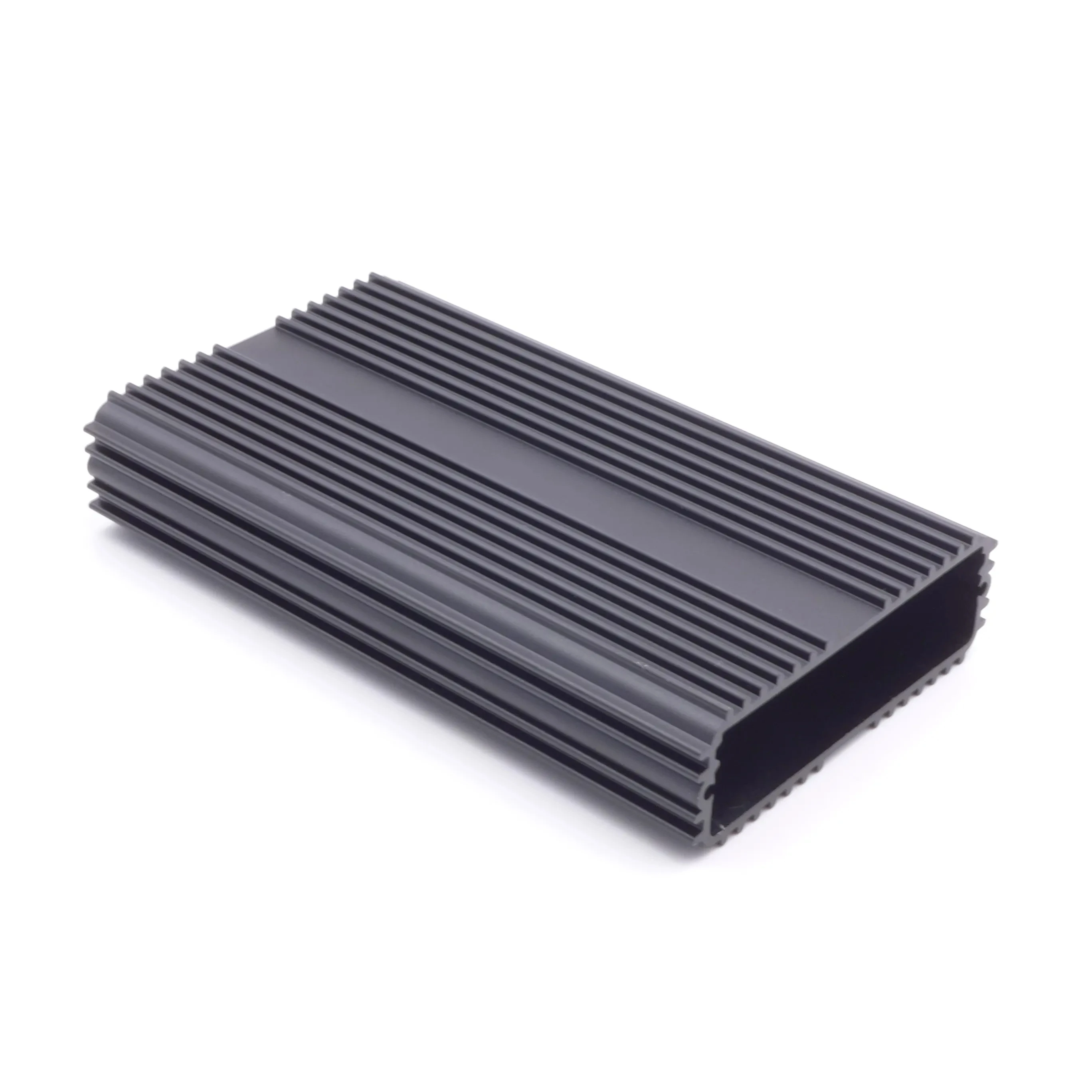 Factory Wholesale price High quality black metal stamped anodized custom aluminum extruded heat sink