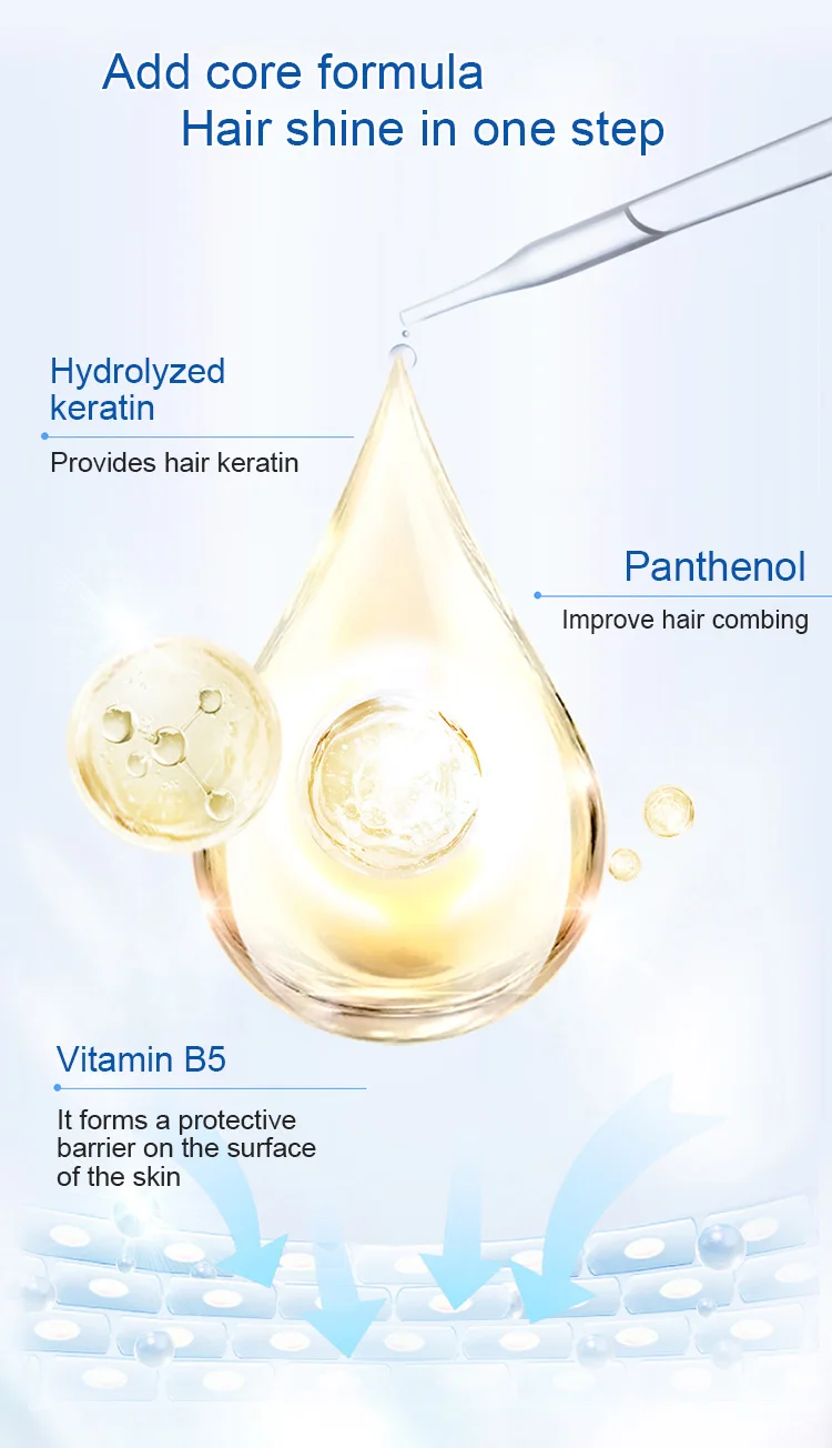 Smooth Anti Frizzy Add Shine Enhancing Nourishing Vitamin B5 Purifying Scalp Mask for Dry Damaged Hair