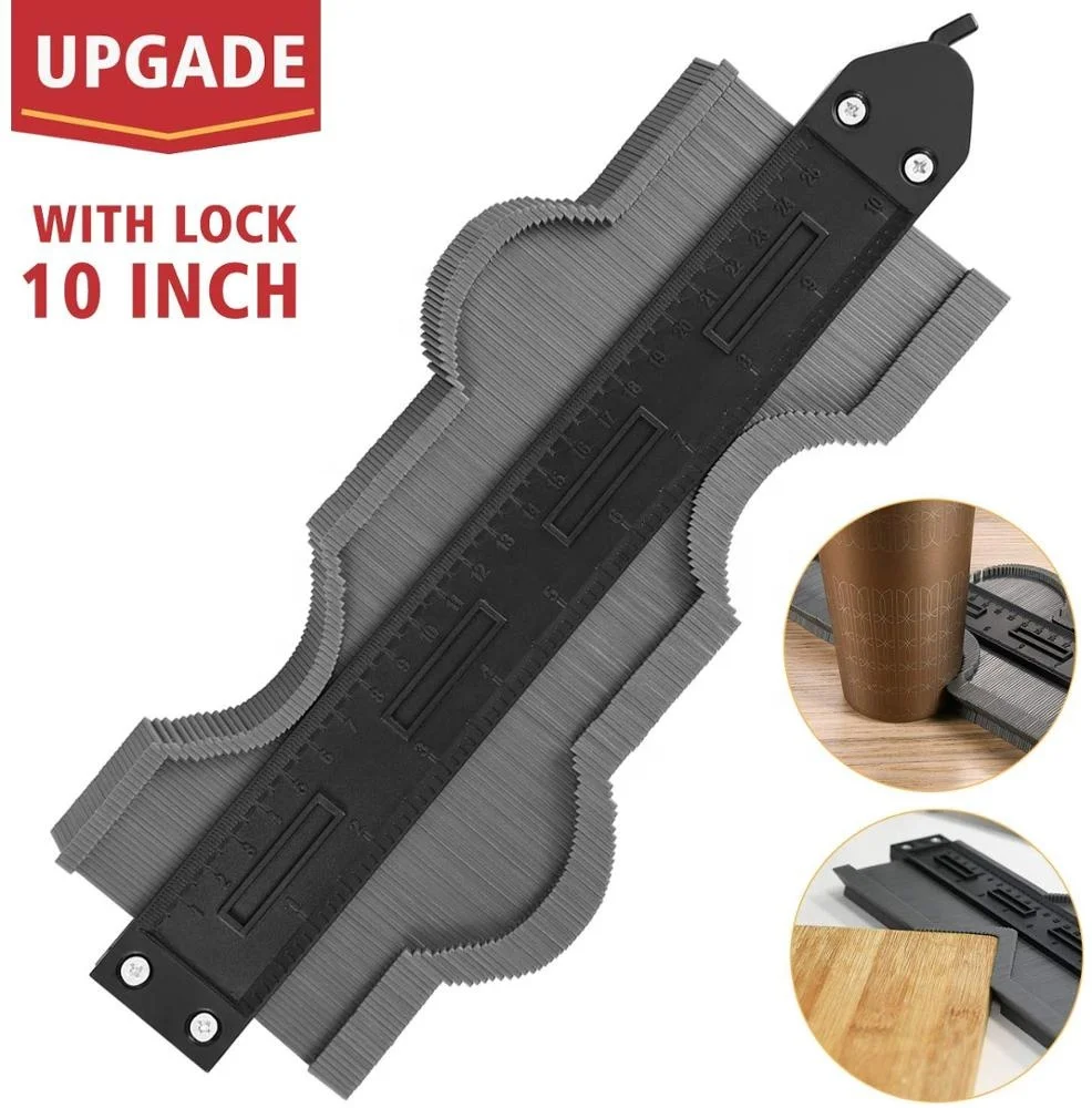 Пользовательские пластиковые 10 дюймов контурный Манометр с замком