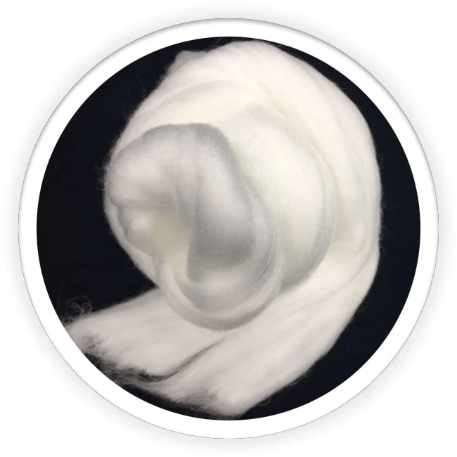 3D полутусклый PA 6/нейлоновое штапельное волокно для прядильного спиннинга из смеси шерсти