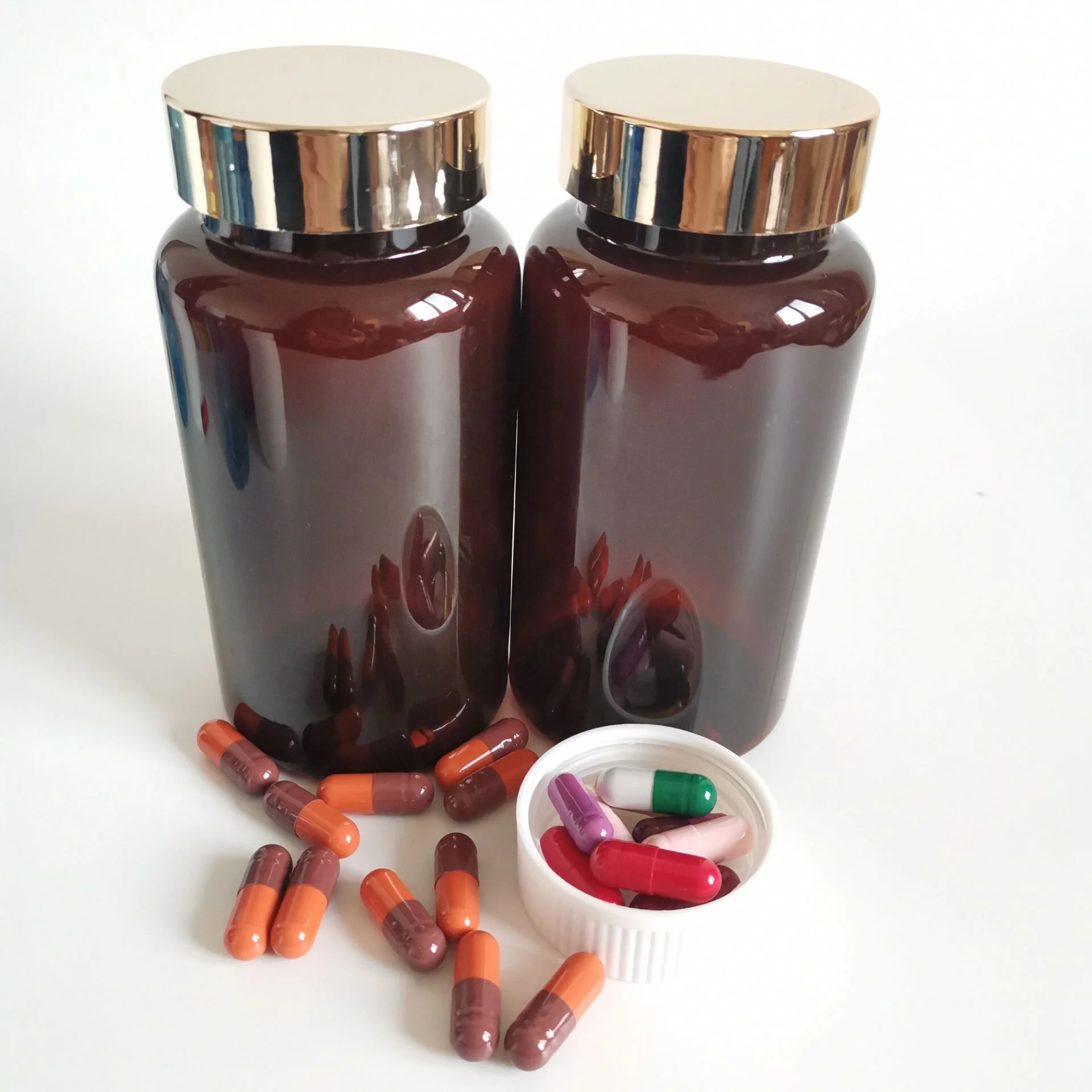 Wholesale Price Green Blue Color Plastic HDPE Food Packaging Bottle