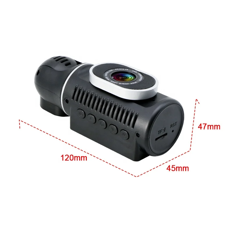 Factory Price Car Camera 2inch Screen Three Channels Dashcam Full Hd 1080p G-sensor Dvr 24h Parking wifi App Control