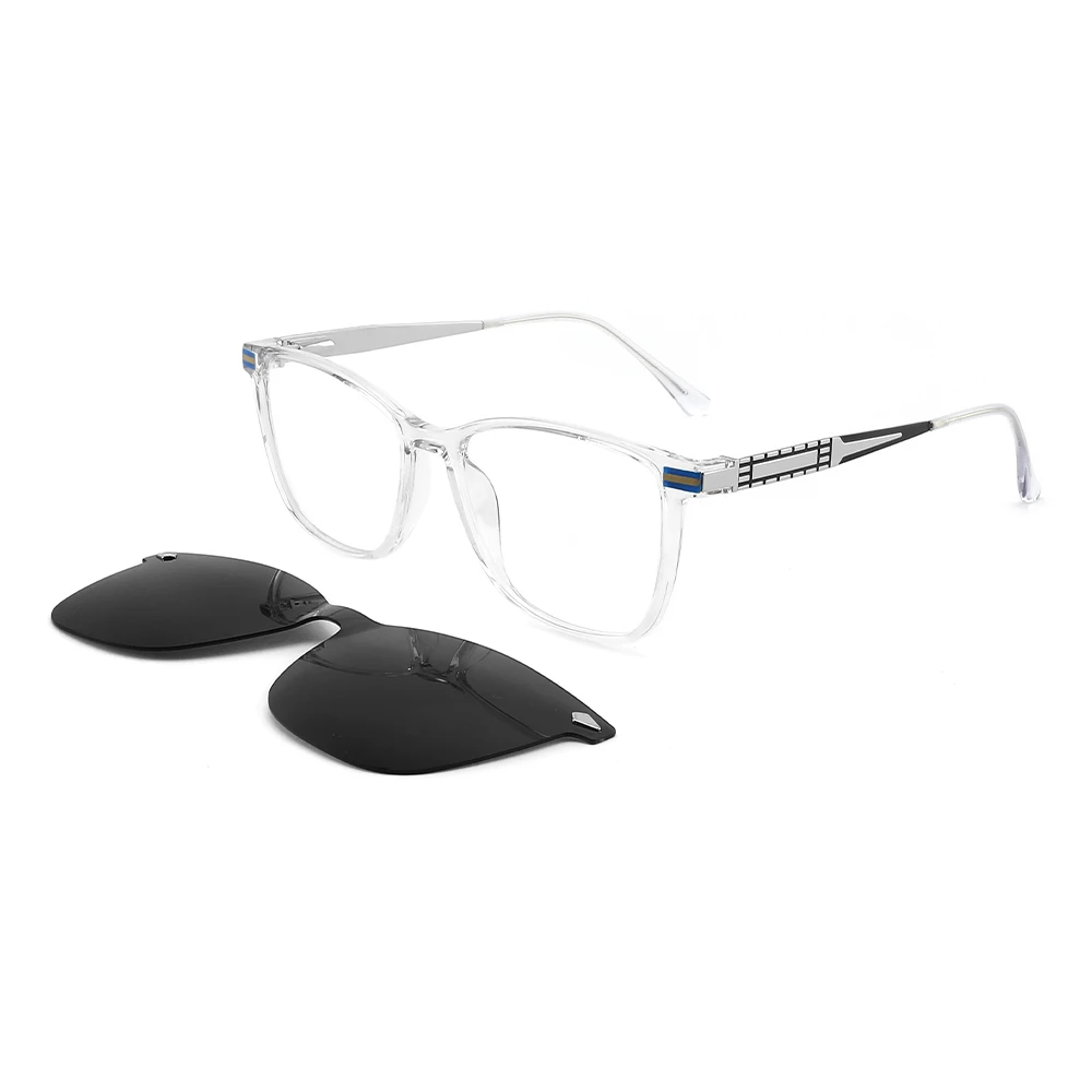 2022 new fashionable cat eye sunglasses men women tr90 frames with metal legs polarized magnetic clip on glasses sun glasses