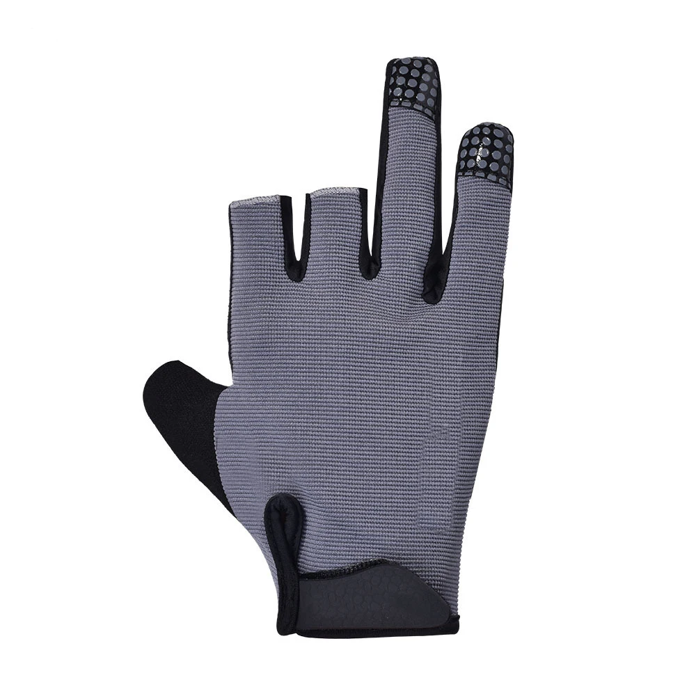 2021хит продаж уличные Нескользящие водонепроницаемые рыболовные перчатки с логотипом волшебная лента Рыболовные Перчатки