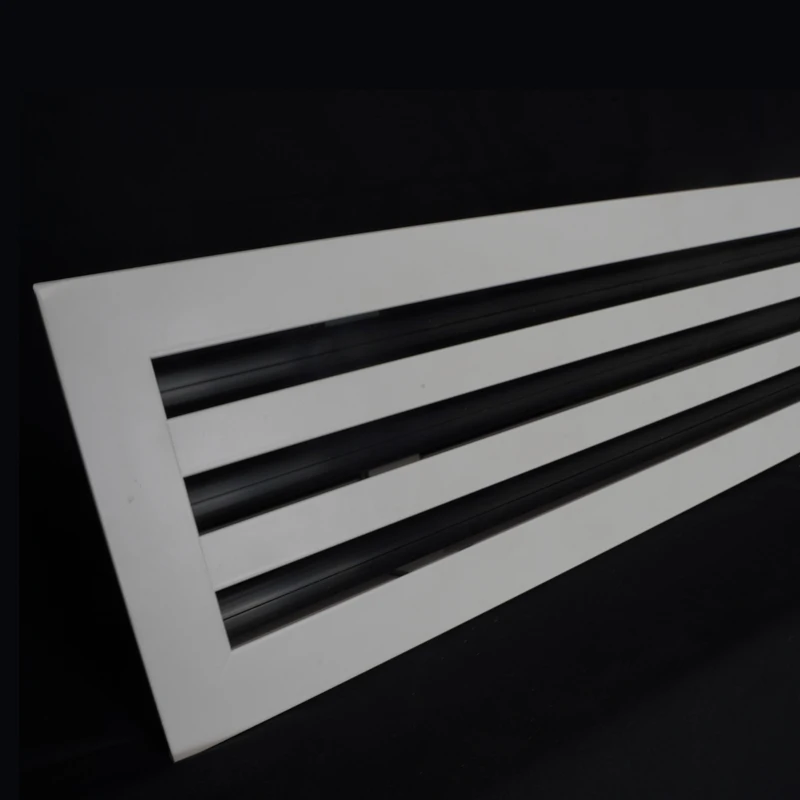 Hvac Exhaust Ventilation Aluminum Supply Air Ceiling Diffuser Linear Slot Diffusers With Plenum Box