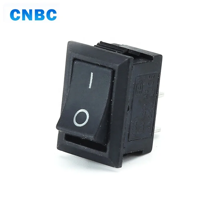 ON-OFF KCD series non-illuminated black white red grey color circuit breaker t105 rocker switch