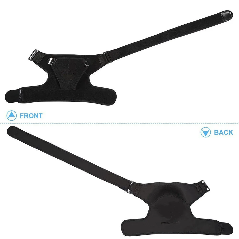 Hot Sale Neoprene Elastic Shoulder Support Belt Double Layer Warm Shoulder Strap For Gym Clavicle Brace Fixation Corrector