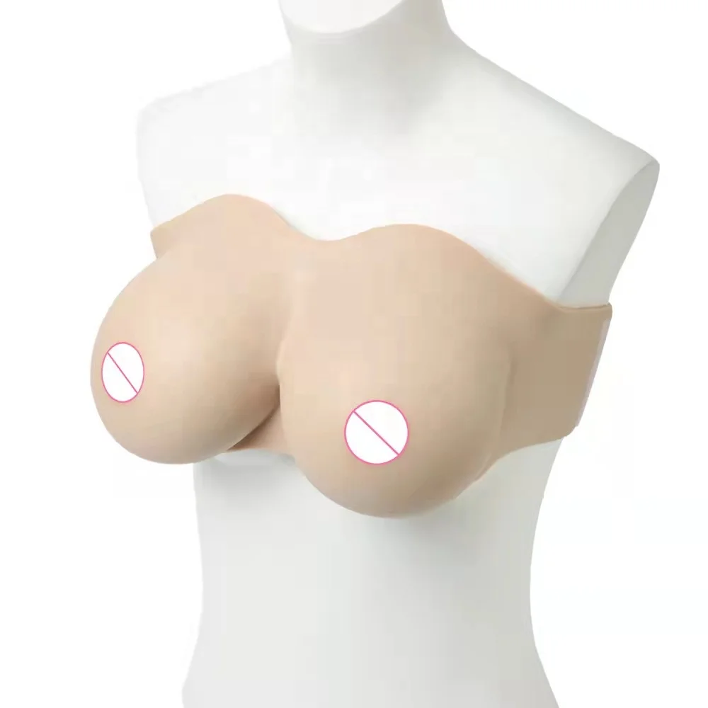 
2021 invisible C cup silicone rubber breast underwear 