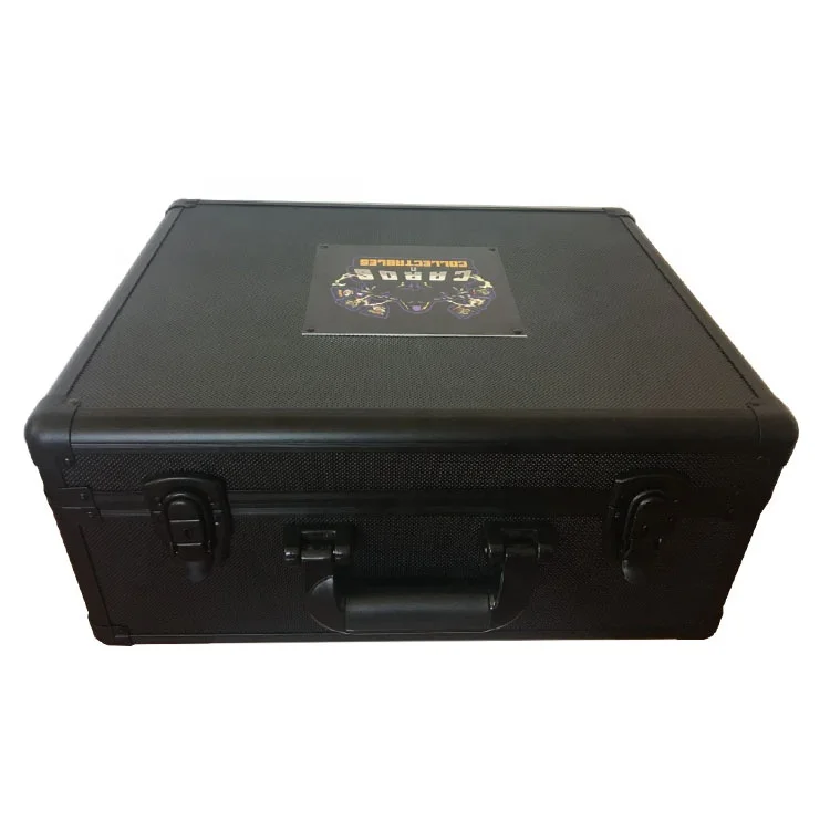 
Pure black aluminum tool case with pre cut EVA foam insert 
