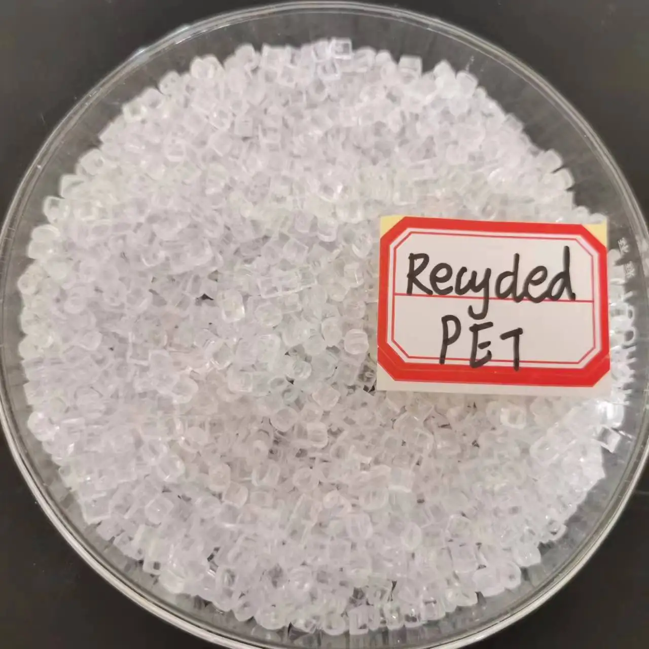 Factory  price recycled PET transparent granules