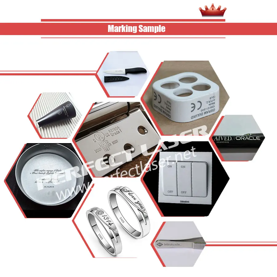 Perfect Laser-20w Integrated Compact Design Fast-speed Stable Performance Table Metal Steel Fiber Laser Engraving Machine
