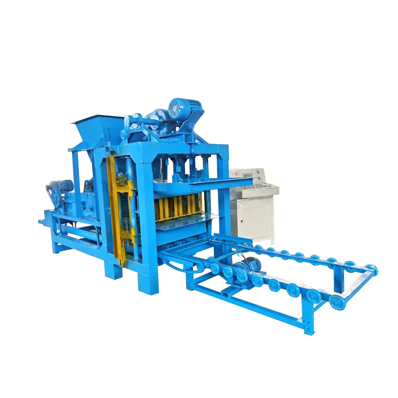 Full Automatic Hydraulic Hollow Brick Plastic Manual Mobile Concrete Block Clay Brick Making Machine